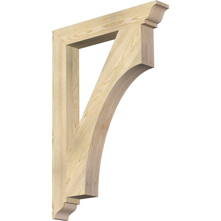 Ekena Millwork Westlake Traditional Rough Sawn Bracket, Douglas Fir, 4"W x 28"D x 40"H BKT04X28X40WTL01RDF